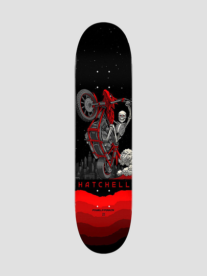 Powell Peralta Ben Hatchell Moto Popsicle 8.0" Skateboard Deck musta
