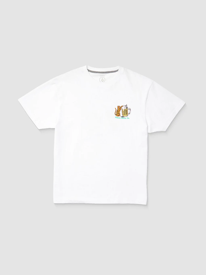 Volcom Curious Cat T-paita valkoinen