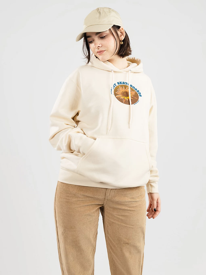 Monet Skateboards Growth Takes Time Hoodie ruskea