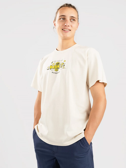 Monet Skateboards Watch Out T-Shirt valkoinen