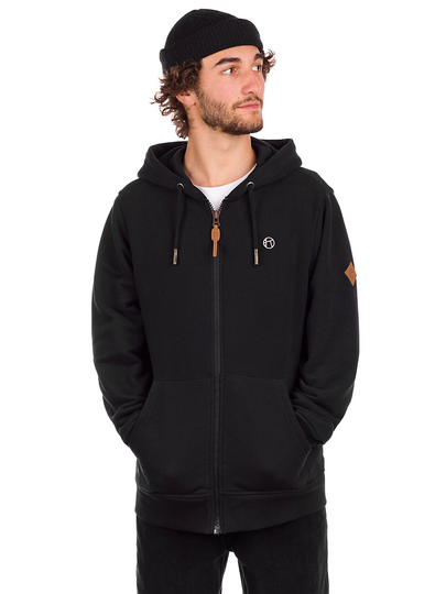 Kazane Martin Zip Hoodie musta
