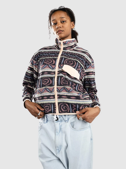 Quiksilver Uni Fz Polar Fleece Fleecetakki kuviotu