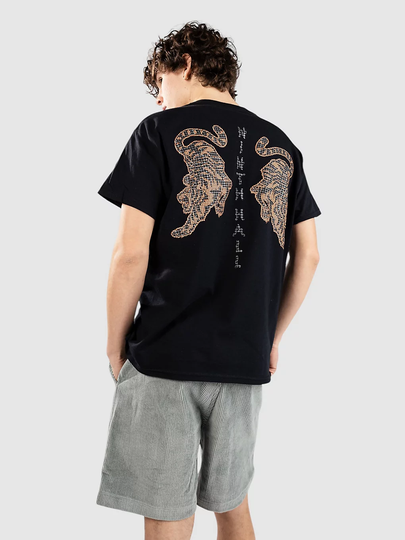 Ninth Hall Faux Rhinestone T-paita musta