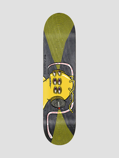 Toy Machine Frequency Modulation 8.25" Skateboard Deck ruskea