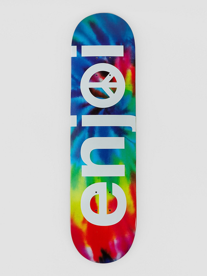 Enjoi Peace HYB 8." Skateboard Deck tiedye