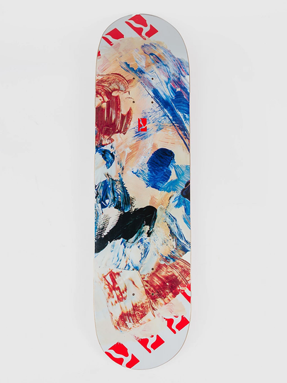 Poetic Collective Maximalist 8.375" Skateboard Deck valkoinen