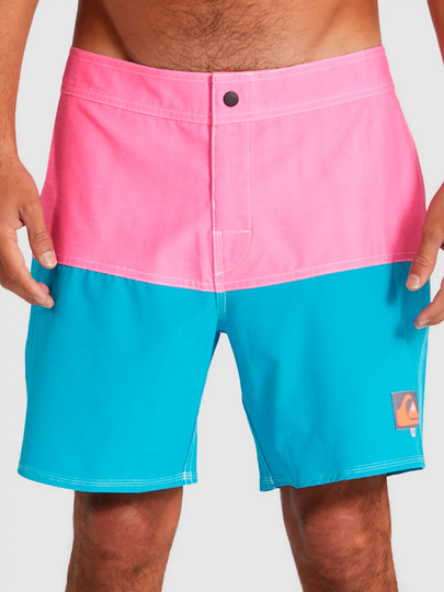 Quiksilver X Stranger Things Butt Logo 1986 17 Boardshorts kuviotu