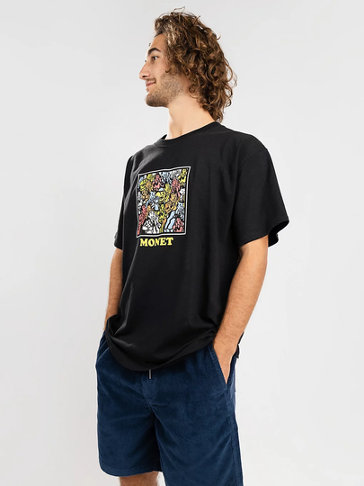 Monet Skateboards Crowd T-Shirt musta