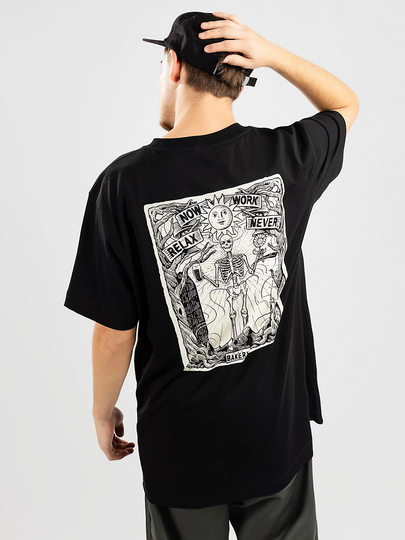 The Bakery Relax Now T-Shirt musta