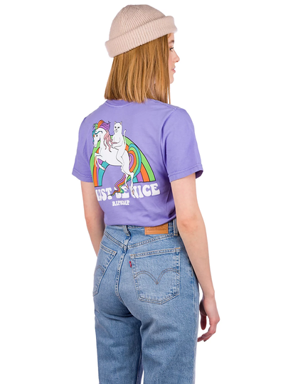RIPNDIP My Little Nerm BF T-Shirt violet