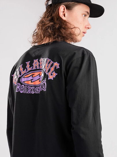 Billabong Born In 73 WW Long Sleeve T-Shirt musta