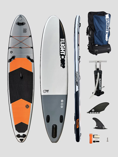 Light ISUP Platin Series Freeride 11'4" X 32" SUP-Lauta kuviotu