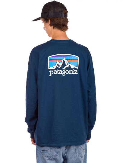 Patagonia Fitz Roy Horizon Rspn Long Sleeve T-Shirt sininen