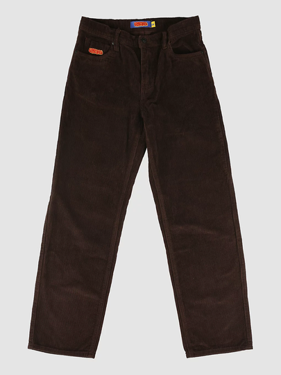 Empyre Loose Fit Sk8 Cord Pants ruskea