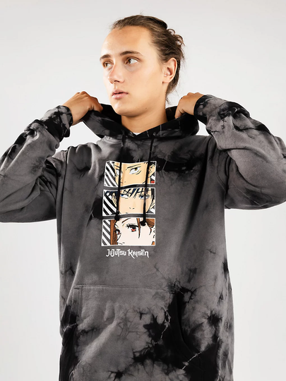 Episode X Jujutsu Kaisen Stacked Hoodie tiedye