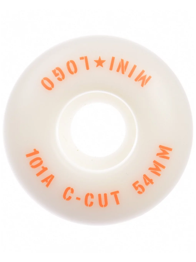 Mini Logo C-Cut #3 101A 53mm Wheels valkoinen