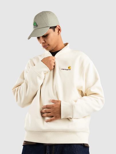 Half Zip American Script Half-Zip Neulepaita