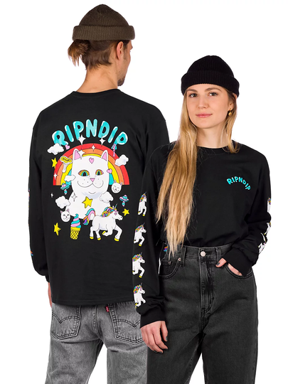 RIPNDIP Nermland Long Sleeve T-Shirt musta