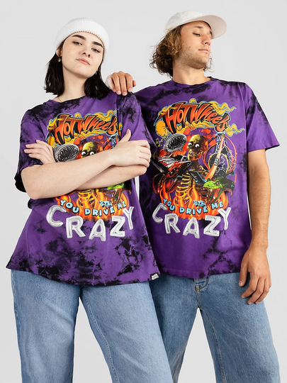Broken Promises X Hotwheels Track T-Shirt tiedye