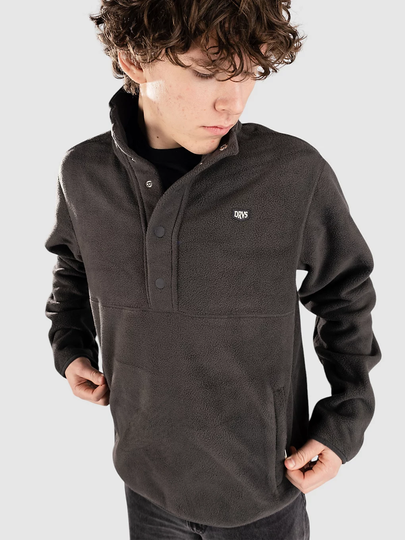 Dravus Echo Half-Zip Fleeceneule musta