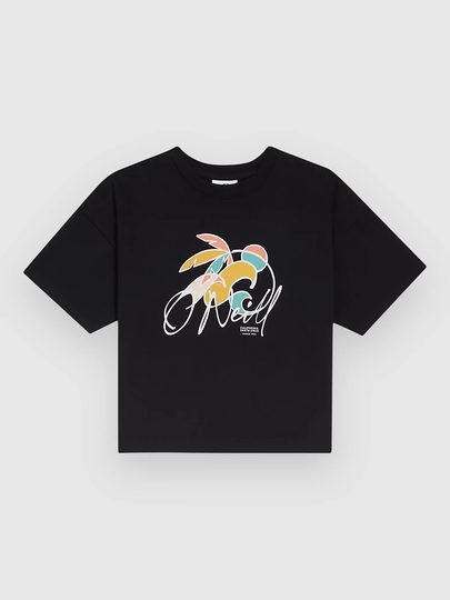 O'Neill Addy Graphic Kids T-Paita musta