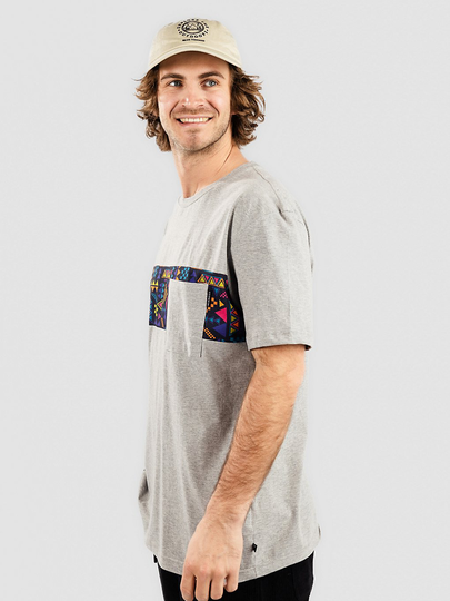 Iriedaily Theodore Pocket T-Shirt harmaa