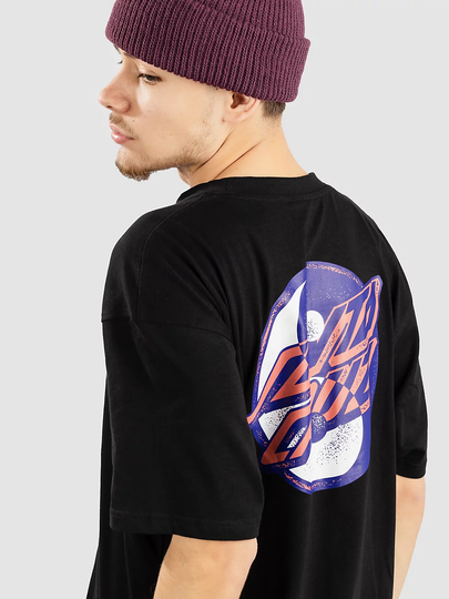 Santa Cruz Yin Yang Dot T-Shirt musta