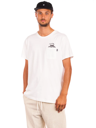 Picture D&S Pocket T-Shirt valkoinen