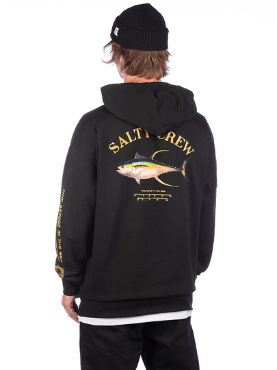 Salty Crew Ahi Mount Hoodie musta