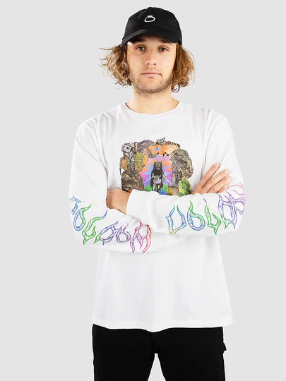 Volcom Fa Chrissieabbottxfrench Long Sleeve T-Shirt valkoinen