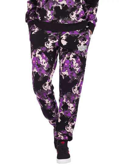 Broken Promises Pyromanic Jogging Pants tiedye