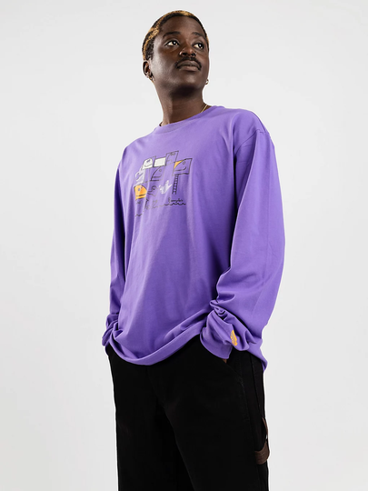 adidas Skateboarding G Shmoo Long Sleeve T-Shirt violet
