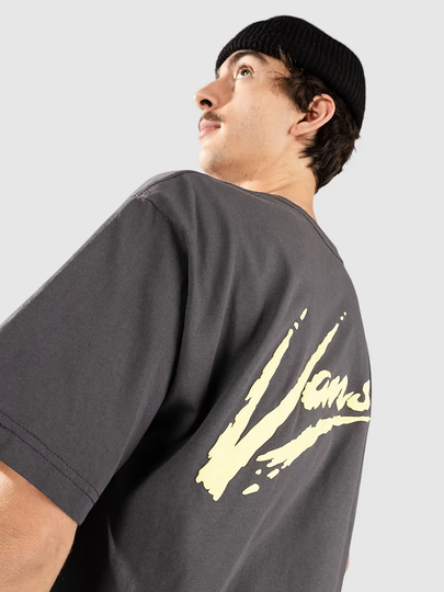 Vans Brush Script Loose T-paita harmaa