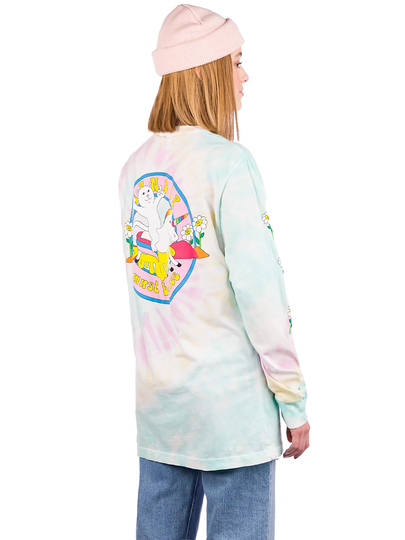 RIPNDIP Unicorn Rider Long Sleeve T-Shirt tiedye