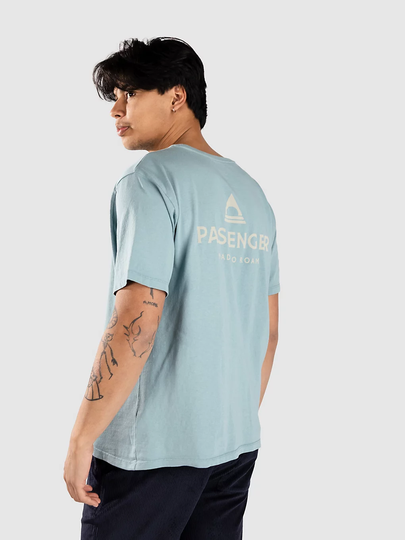 Passenger Recycled Cotton T-paita sininen