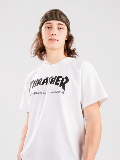 Thrasher Skate Mag T-Shirt valkoinen
