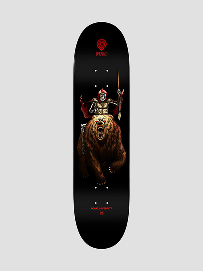Powell Peralta Scott Decenzo War Bear Popsicle 8.0" Skateboard Deck musta