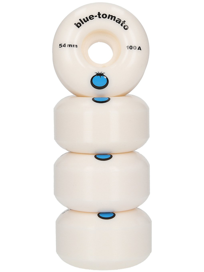 Blue Tomato Logo 100a 54mm Wheels valkoinen