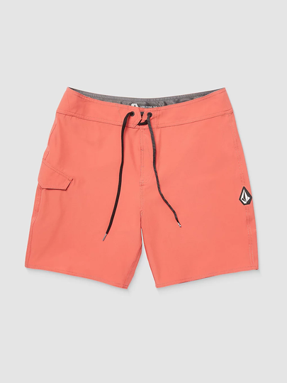 Volcom Lido Solid Mod 18 Surffishortsit punainen