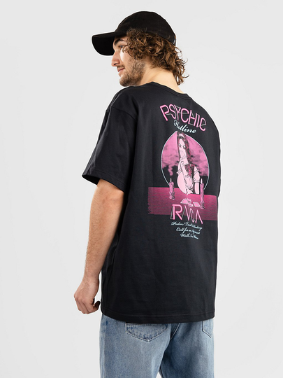 RVCA Psychic Hotline T-Shirt musta