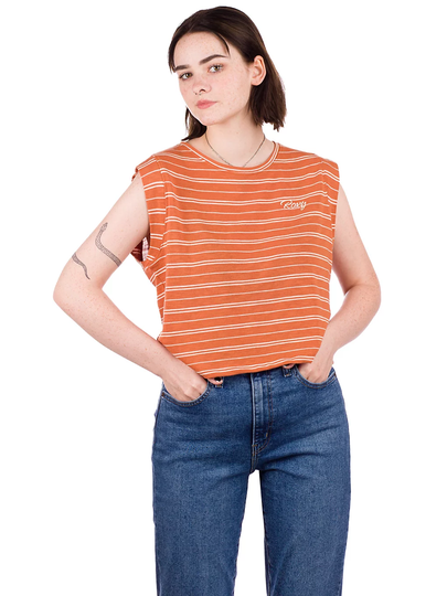 Roxy Colorful Rain T-Shirt ruskea