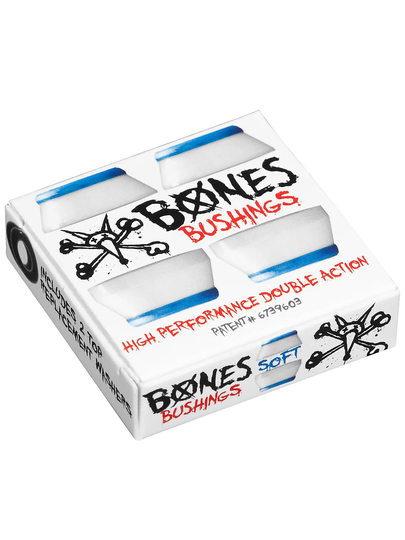 Bones Wheels 81A Hardcore Soft Bushings incl. Washer valkoinen