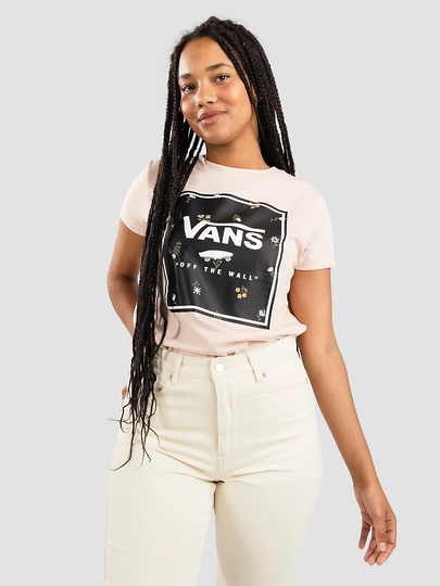 Vans Micro Ditsy Box Fill T-Paita pinkki