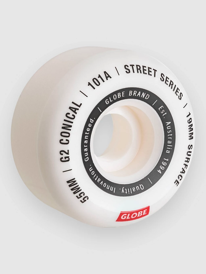 Globe G2 Conical Street 53mm Renkaat valkoinen