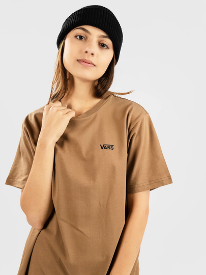 Vans Left Chest Logo T-Shirt ruskea