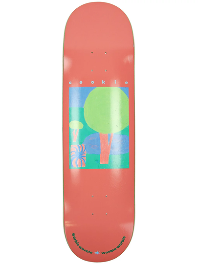Worble Cookie 8.5" Trees Skateboard Deck kuviotu