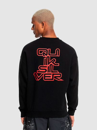 Quiksilver X Stranger Things Reefer Crew Sweater musta