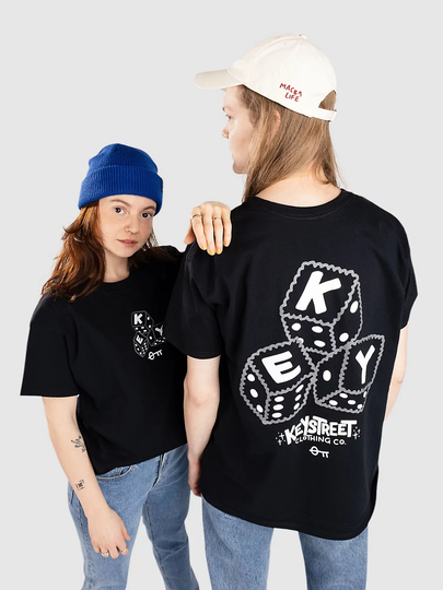 Key Street Dice T-paita musta