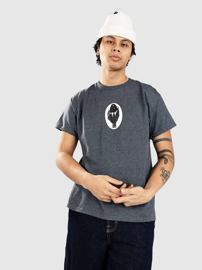 Hockey Skateboards Keepsake T-paita harmaa