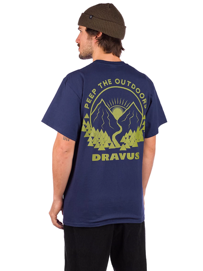 Dravus Peep T-Shirt sininen